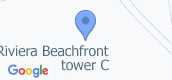 地图概览 of Azizi Riviera Beachfront