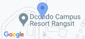 Map View of Dcondo Campus Resort Rangsit
