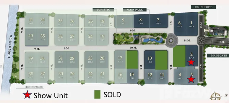 Master Plan of แกรนด์ บางกอก บูเลอวาร์ด ปิ่นเกล้า-บรม - Photo 1