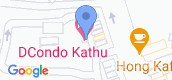 Map View of D Condo Kathu