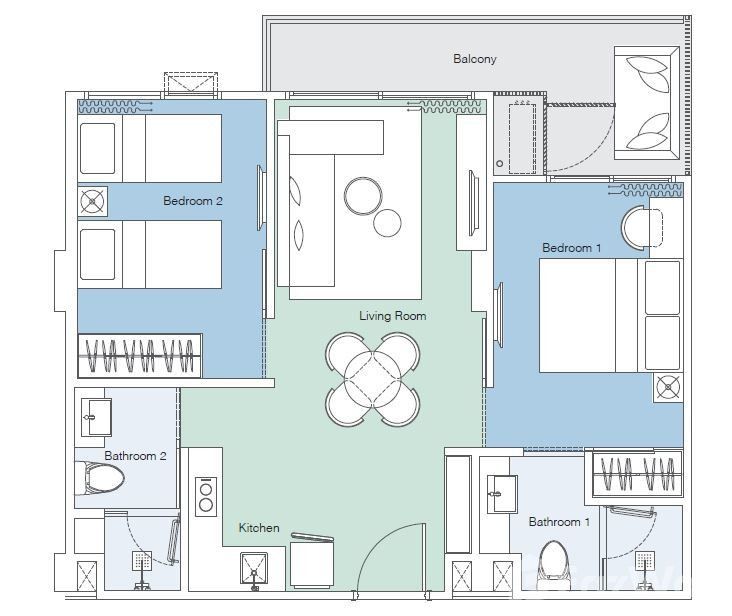 For sale 2 bed condo in Thalang, Phuket