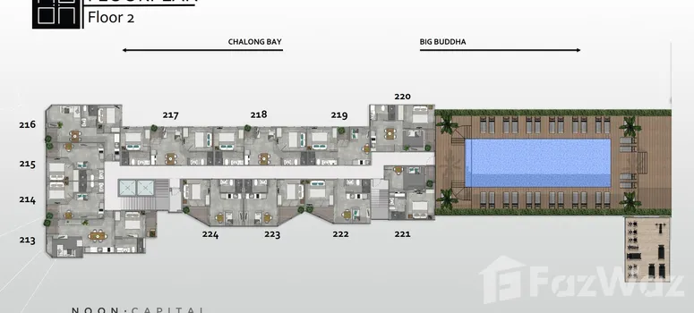 Master Plan of นูนวิลเลจ ทาวเวอร์ 2 - Photo 1