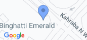 地图概览 of Binghatti Emerald