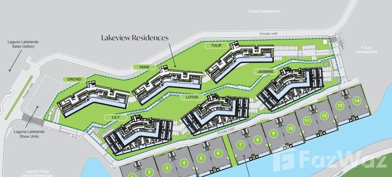 Master Plan of Laguna Lakelands - Waterfront Villas - Photo 1