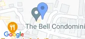 マップビュー of The Bell Condominium