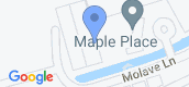 Vista del mapa of Maple Place
