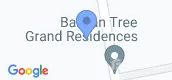 Vista del mapa of Banyan Tree Residences - Beach Residences