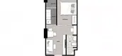 Поэтажный план квартир of Niche ID Sukhumvit 113
