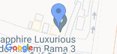 Map View of Sapphire Luxurious Condominium Rama 3