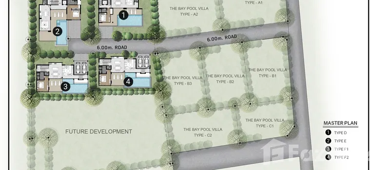 Master Plan of เดอะ เบย์ วิลล่า เฟส 2 - Photo 1