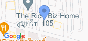 Vista del mapa of The Rich Biz Home Sukhumvit 105