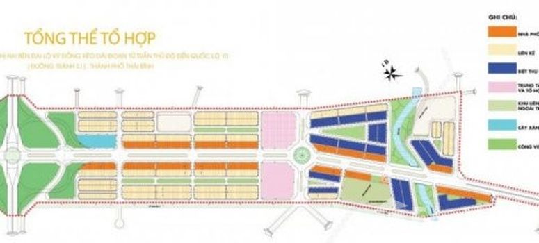 Master Plan of Thái Bình Dragon City - Photo 1