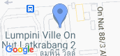 Vista del mapa of Lumpini Ville On Nut – Lat Krabang 2