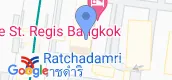 Vista del mapa of The Residences at The St. Regis Bangkok