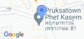 Vista del mapa of Pruksa Town Serenity Petchkasem 81