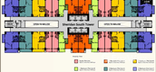 Plans d'étage des unités of Sheridan Towers