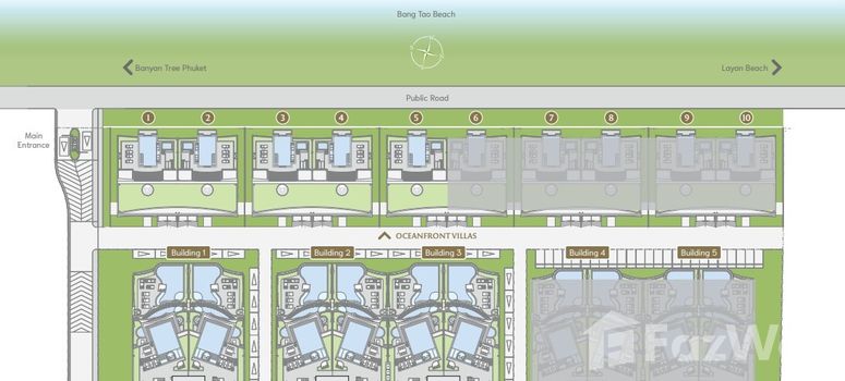 Master Plan of บันยัน ทรี แกรนด์ เรสซิเดนซ์ - โอเชี่ยนฟรอนท์ วิลล่า - Photo 1