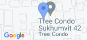 Map View of Tree Condo Sukhumvit 42