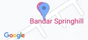 Map View of Bandar Springhill