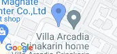 지도 보기입니다. of Villa Arcadia Srinakarin