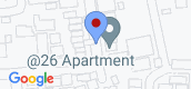지도 보기입니다. of At 26 Apartment