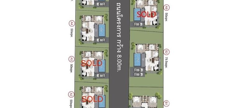 Master Plan of วรศา พูลวิลล่าหัวหิน - Photo 1