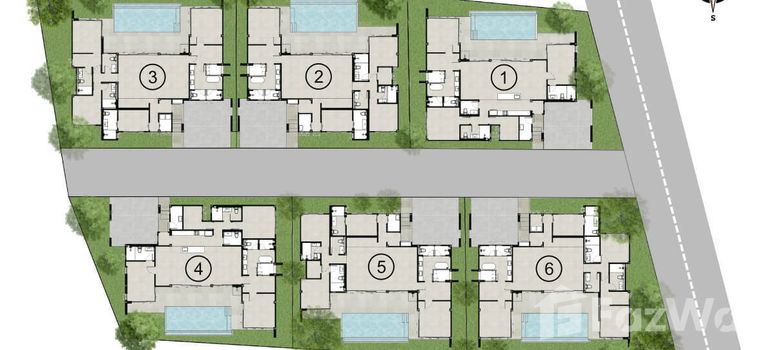Master Plan of ดอลเช่ วิลล่า สมุย บ่อผุด - Photo 1