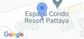 Vista del mapa of Espana Condo Resort Pattaya