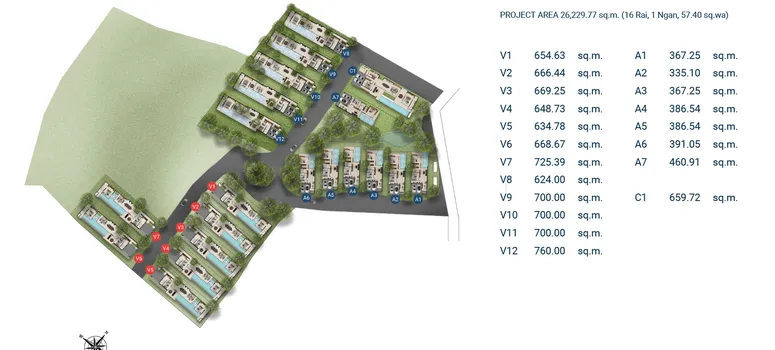 Master Plan of The Trinity Village - Photo 1