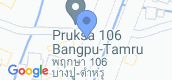 ทำเลที่ตั้ง of บ้านพฤกษา 106 บางปู-ตำหรุ