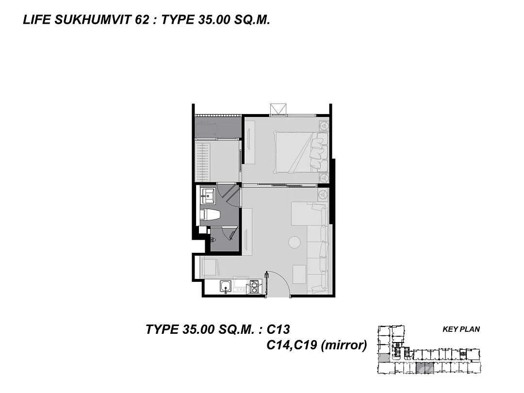 For sale 1 Beds condo in Phra Khanong, Bangkok