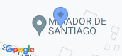 지도 보기입니다. of Mirador de Santiago