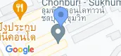 地图概览 of Lumpini Condo Town Chonburi-Sukhumvit