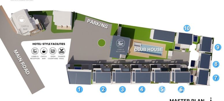 Master Plan of เดอะลีฟวิ่ง พูล วิลล่า - Photo 1