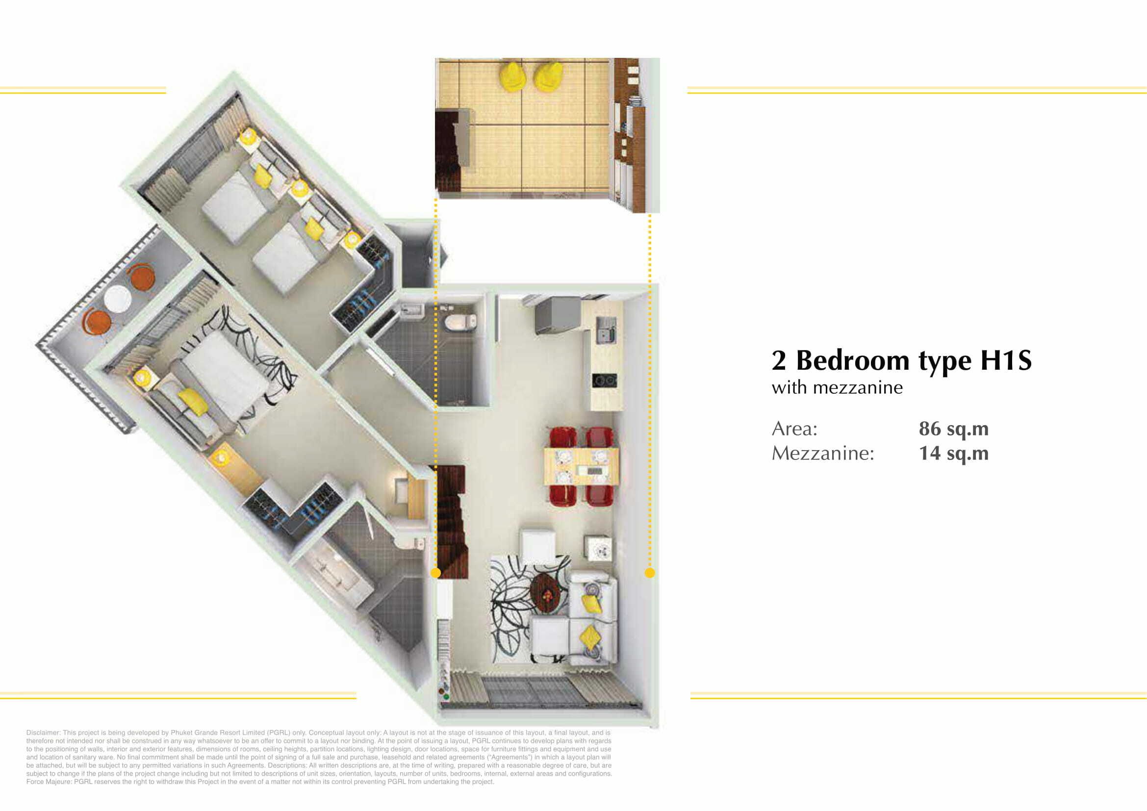 For sale 2 bed condo in Thalang, Phuket