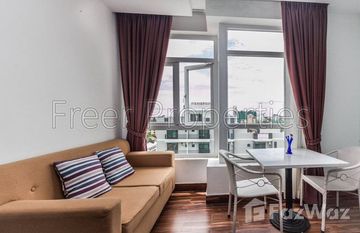 1 BR apartment for rent in Tonle Bassac $550 in Chak Angrae Leu, プノンペン