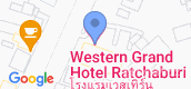 Vista del mapa of Western Grand Hotel Ratchaburi