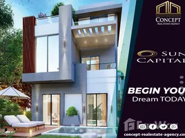 4 Bedroom Villa for sale at Sun Capital, Fayoum Desert road, 6 October City, Giza