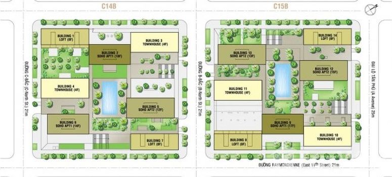 Master Plan of Cho thuê nhanh CH cao cấp khu Star Hill, Phú Mỹ Hưng, Q7, 94m2, 3 PN, 20tr/th, rẻ nhất khu - Photo 1