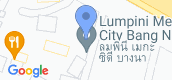 지도 보기입니다. of Lumpini Mega City Bangna