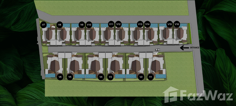 Master Plan of เวอร์ดาน่า พูล วิลล่า - Photo 1
