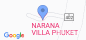 Vista del mapa of Narana Villa Phuket