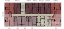 建筑平面图 of The Fine Bangkok Thonglor-Ekamai