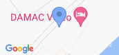 地图概览 of Damac Maison The Voleo