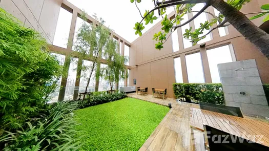 3D Walkthrough of the Communal Garden Area at The Lofts Ekkamai