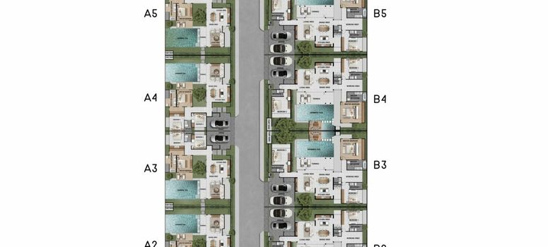 Master Plan of วิลาวรรณ ลักซูรี่ วิลล่า - Photo 1