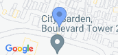 Map View of City Garden Apartment