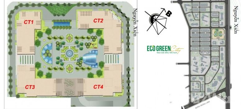 Master Plan of Cho thuê căn hộ chung cư Eco Green City 75m2, 2 ngủ, giá 8tr/th. Call 0987.475.938 - Photo 1