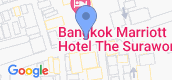Map View of Bangkok Marriott Hotel The Surawongse