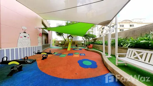 3D视图 of the Outdoor Kids Zone at President Park Sukhumvit 24